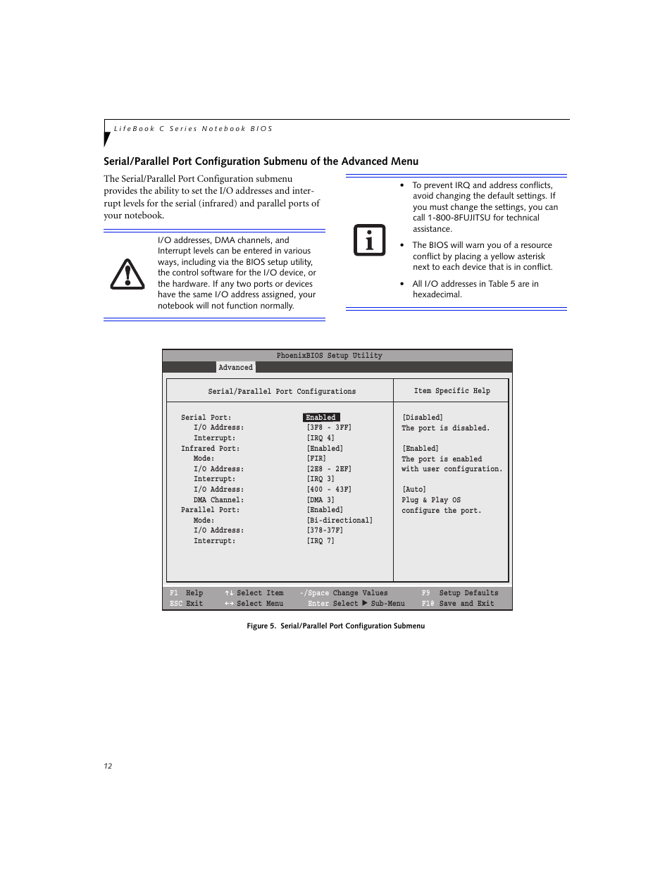 Fujitsu Siemens Computers LifeBook C Series C2310 User Manual | Page 12 / 30