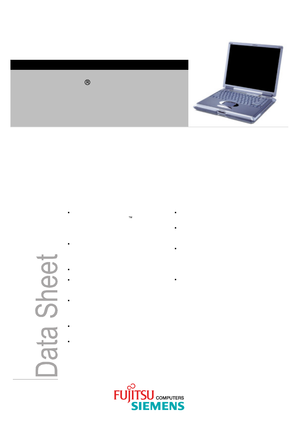 Fujitsu Siemens Computers Mobile Workstation User Manual | 2 pages