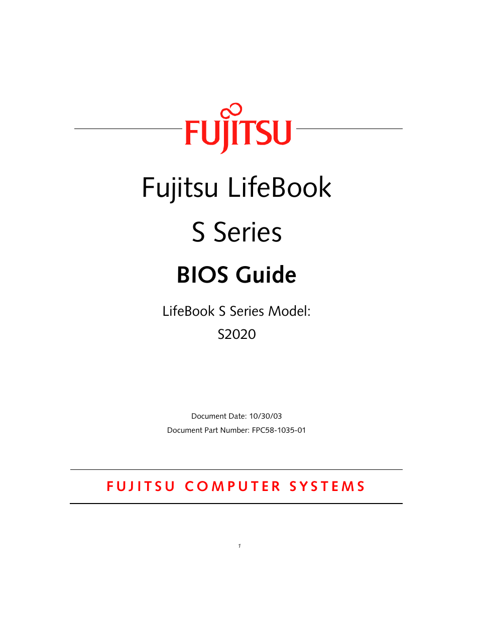 Fujitsu Siemens Computers Life Book S2020 User Manual | 27 pages