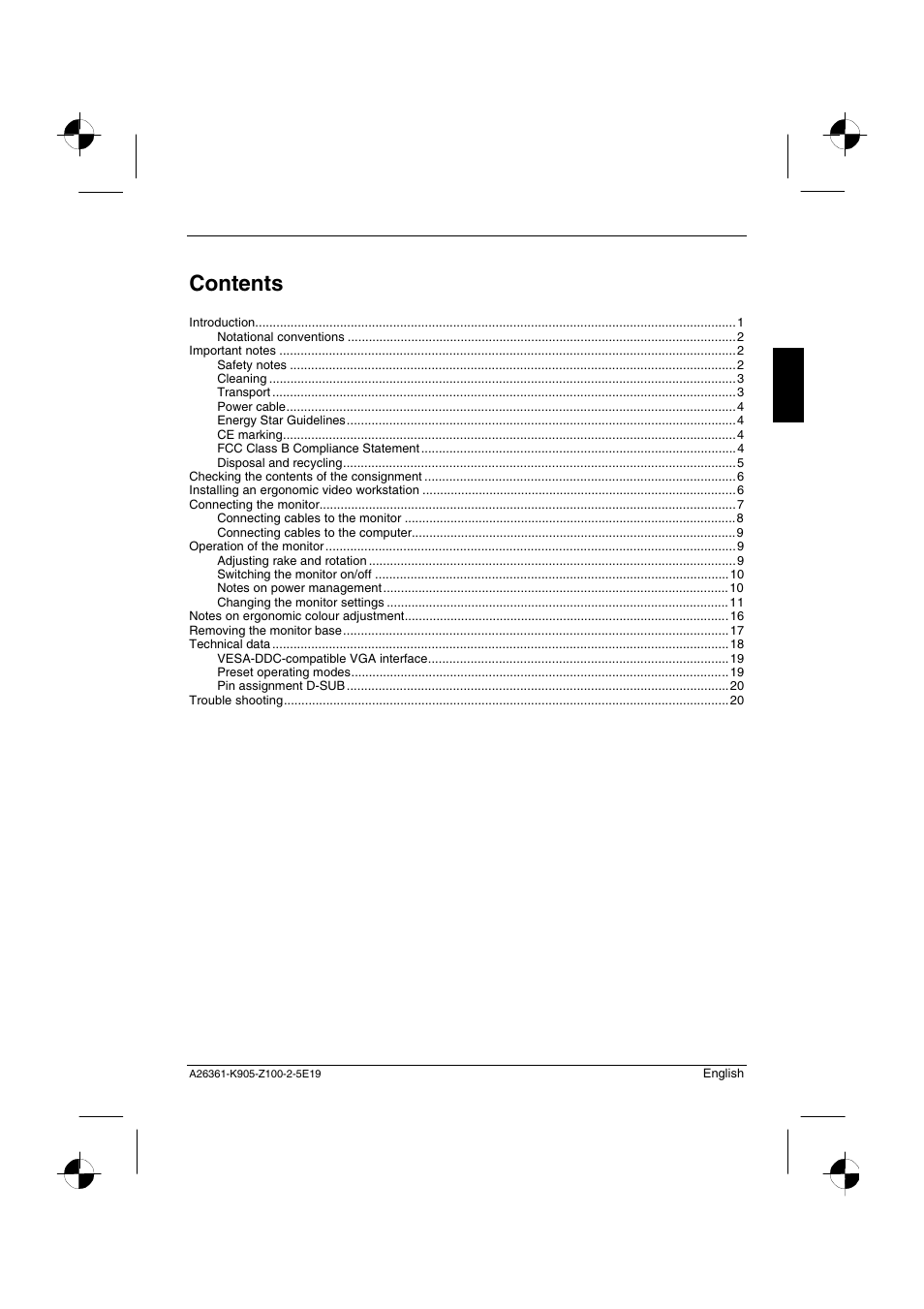 Fujitsu Siemens Computers B15-1 User Manual | 24 pages