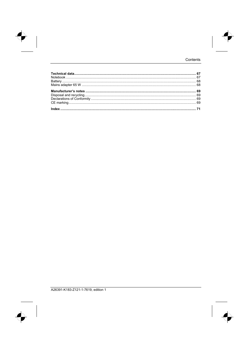Fujitsu Siemens Computers AMILO Pro V2035 User Manual | Page 9 / 84