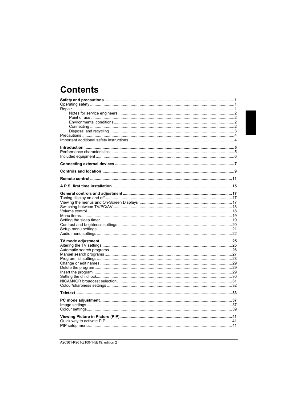 Fujitsu Siemens Computers V17-1 User Manual | Page 7 / 64