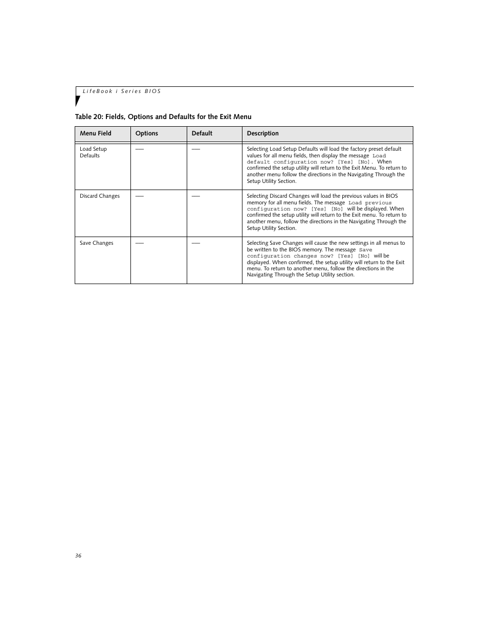 Fujitsu Siemens Computers LifeBook i Series User Manual | Page 36 / 36