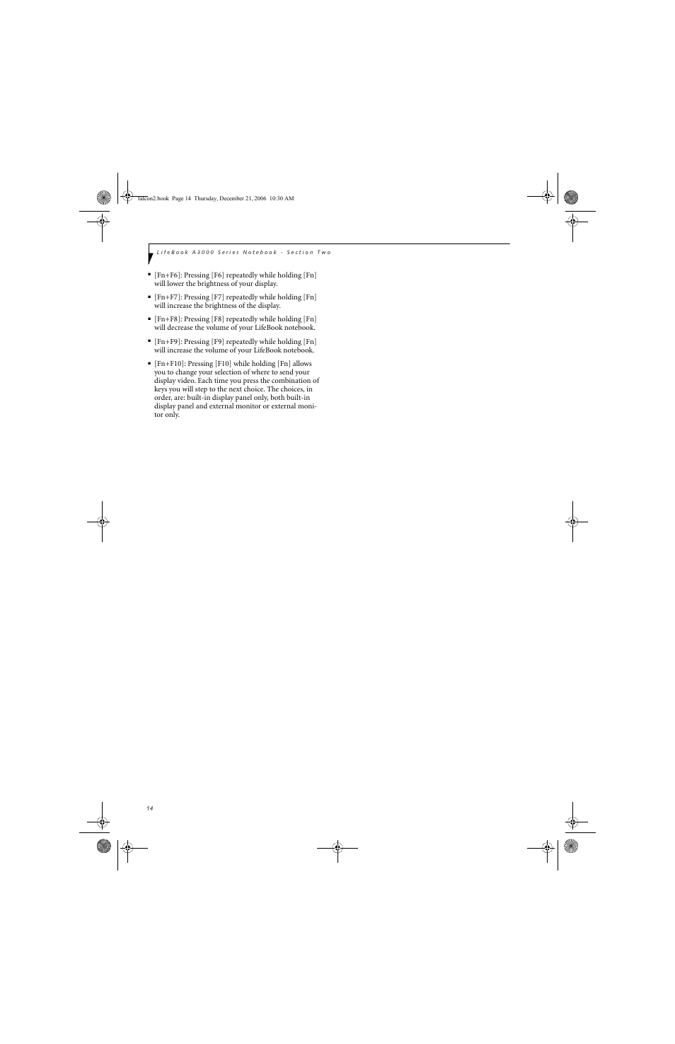 Fujitsu Siemens Computers LifeBook A3120 User Manual | Page 24 / 120