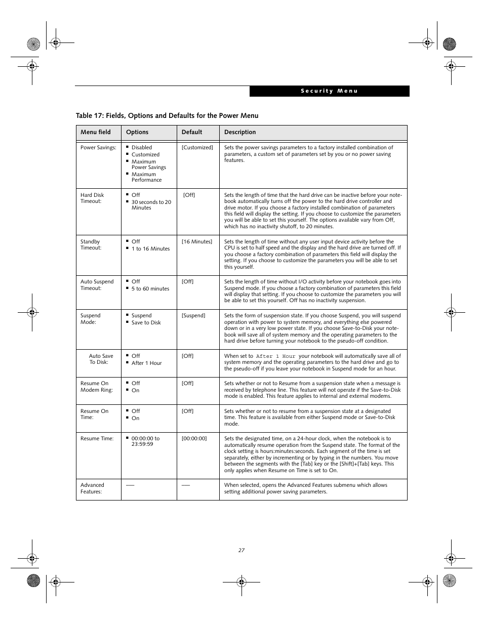 Fujitsu Siemens Computers lifebook S6010 User Manual | Page 27 / 33