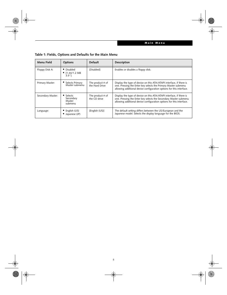 Fujitsu Siemens Computers lifebook S6010 User Manual | Page 5 / 33