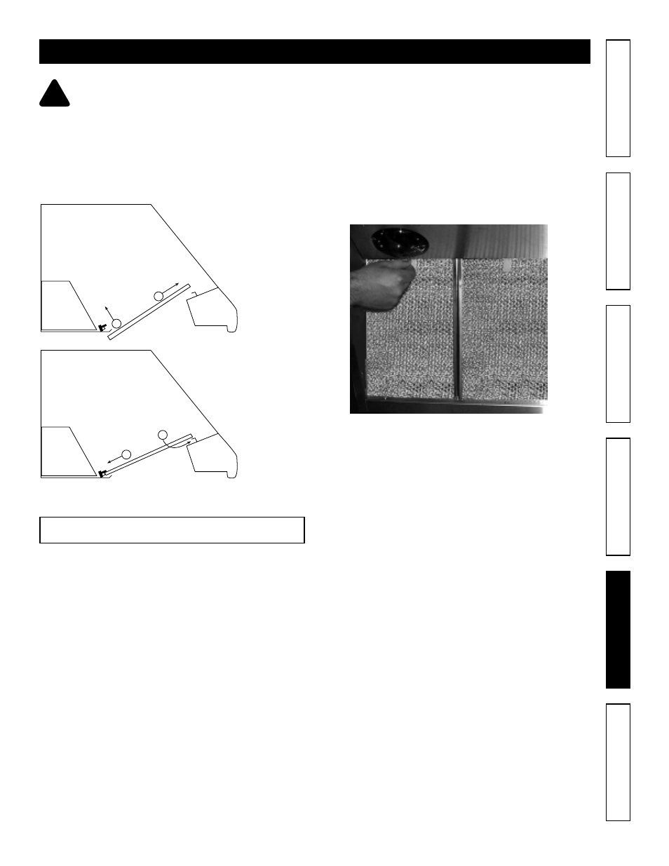 Install filters | Five Star Ranges FSH361-SS User Manual | Page 11 / 12