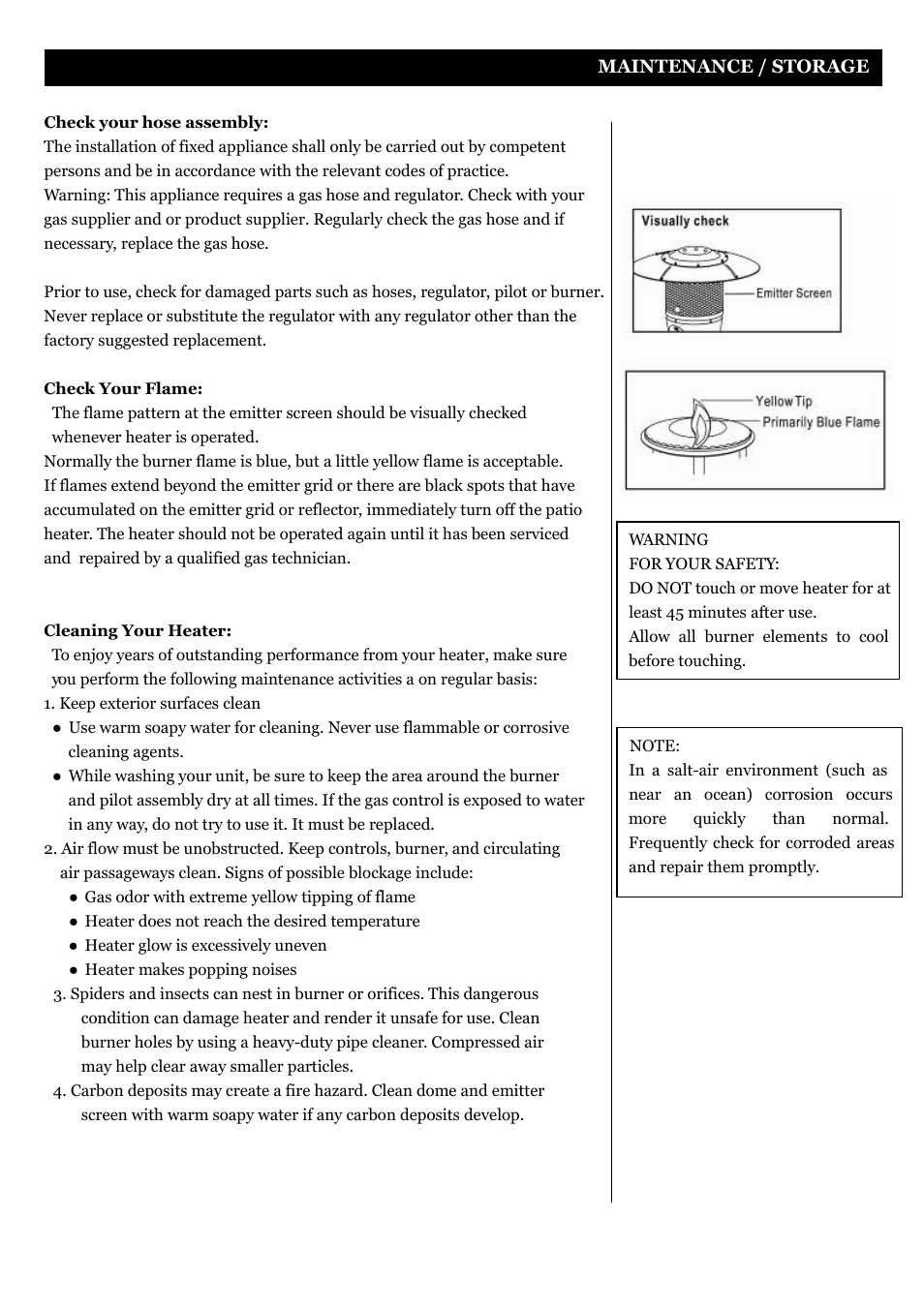 Bullet manual en 4700015.ai.pdf | Fire Sense Deluxe Patio Heater PH03-SS User Manual | Page 17 / 20