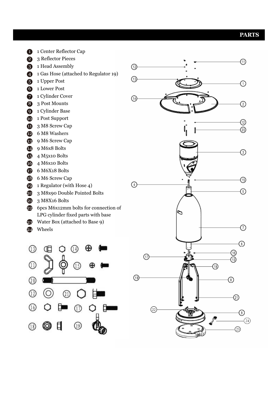 Bullet manual en 470003.ai.pdf | Fire Sense Deluxe Patio Heater PH03-SS User Manual | Page 3 / 20