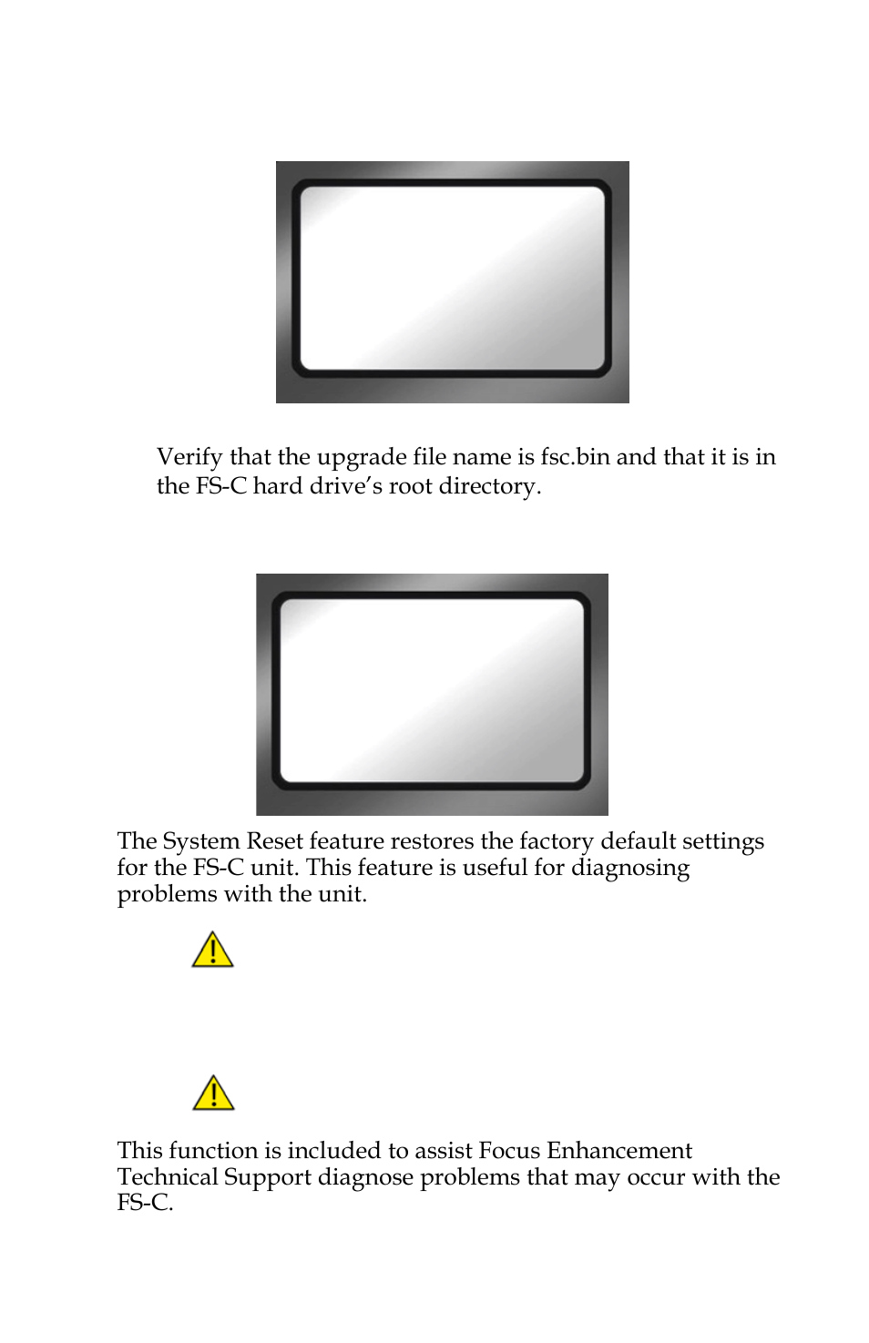 System reset, Diagnostic, Diagnostic 91 | FOCUS Enhancements FS-C User Manual | Page 107 / 122