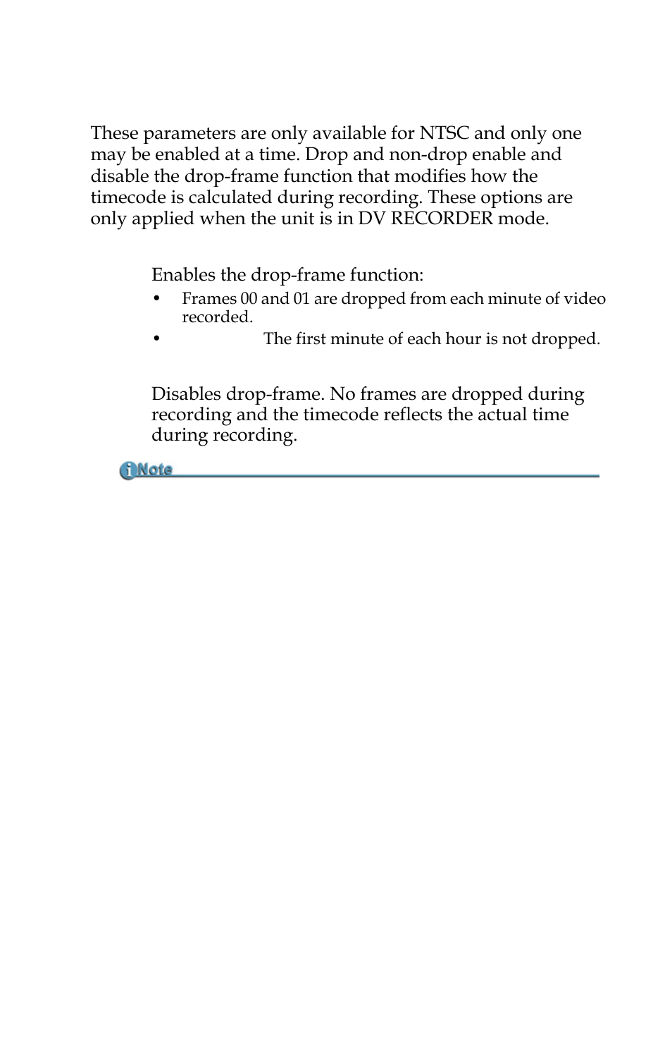 Tc drop, non-drop ntsc only, Tc drop, non-drop | FOCUS Enhancements FS-C User Manual | Page 89 / 122