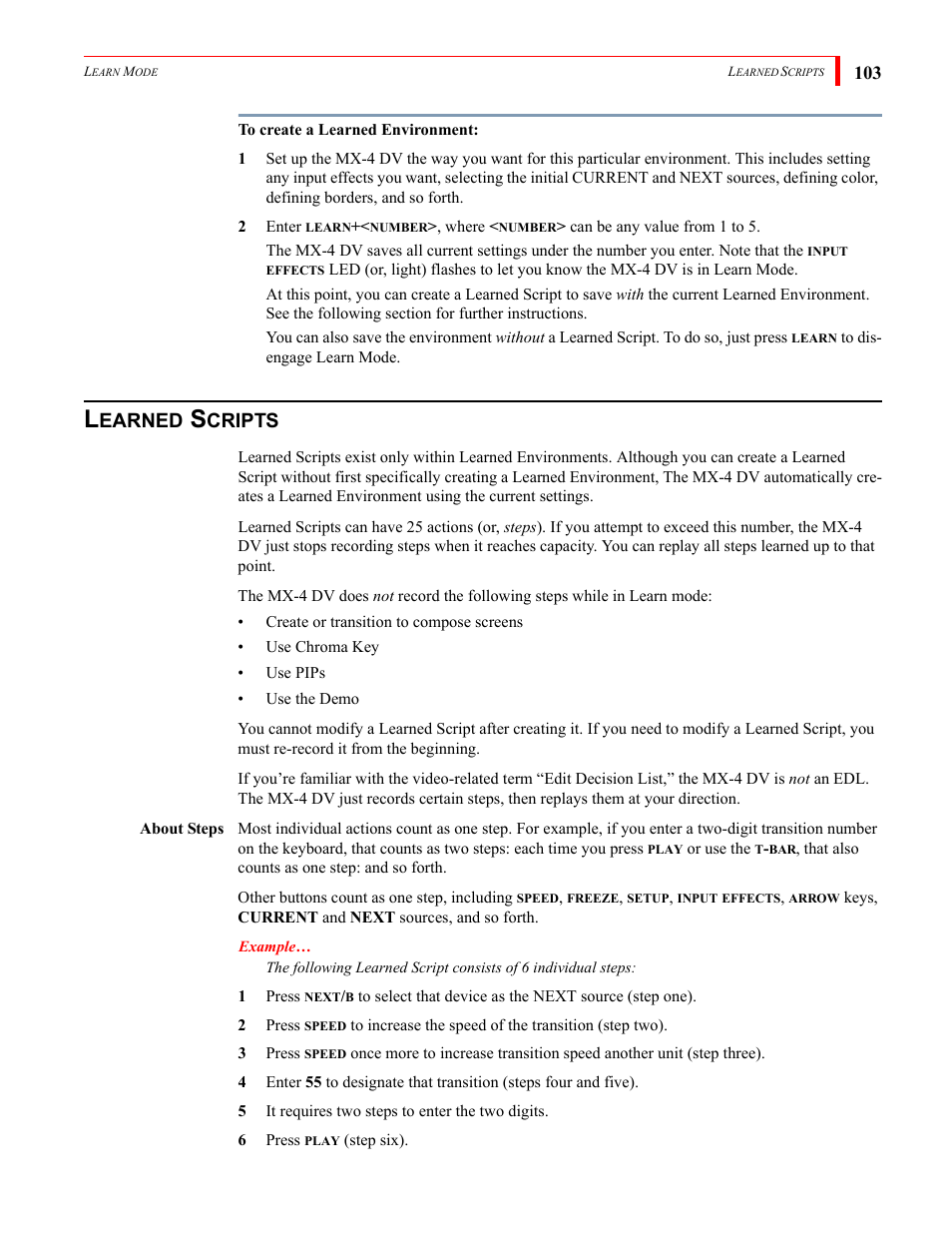 Earned, Cripts | FOCUS Enhancements Bridge/Router MX-4DV User Manual | Page 107 / 170