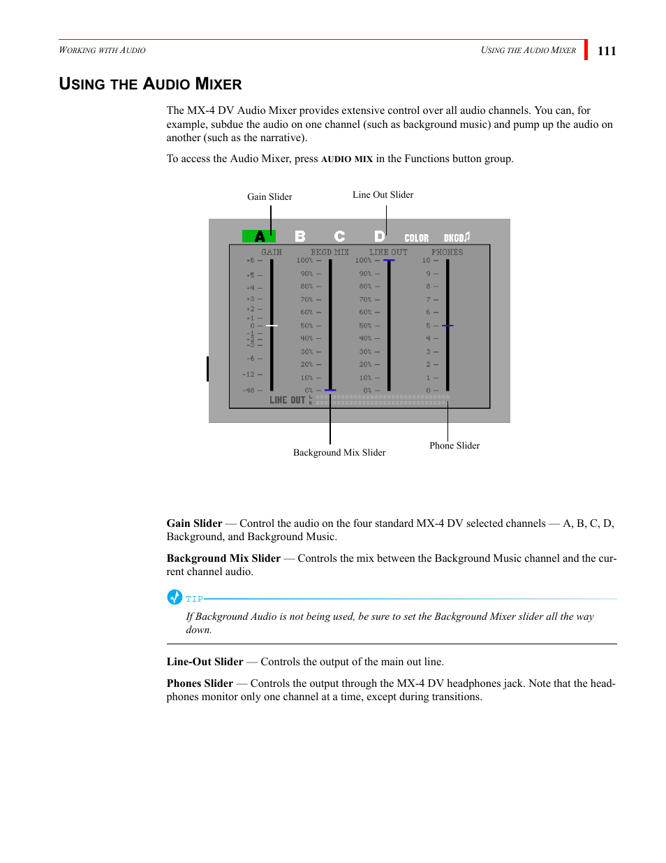 Sing, Udio, Ixer | FOCUS Enhancements Bridge/Router MX-4DV User Manual | Page 115 / 170