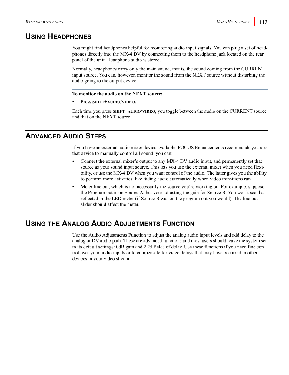 FOCUS Enhancements Bridge/Router MX-4DV User Manual | Page 117 / 170