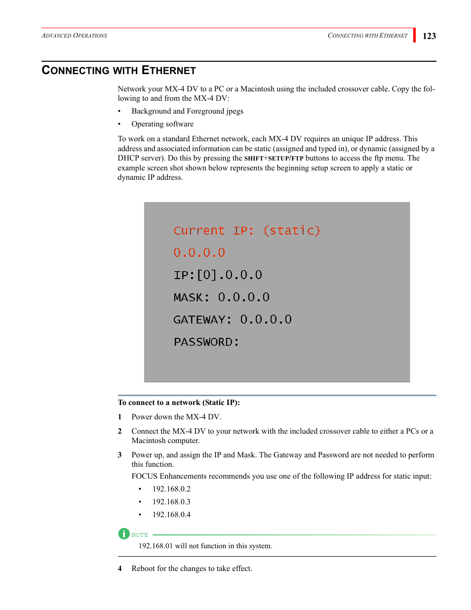 FOCUS Enhancements Bridge/Router MX-4DV User Manual | Page 127 / 170
