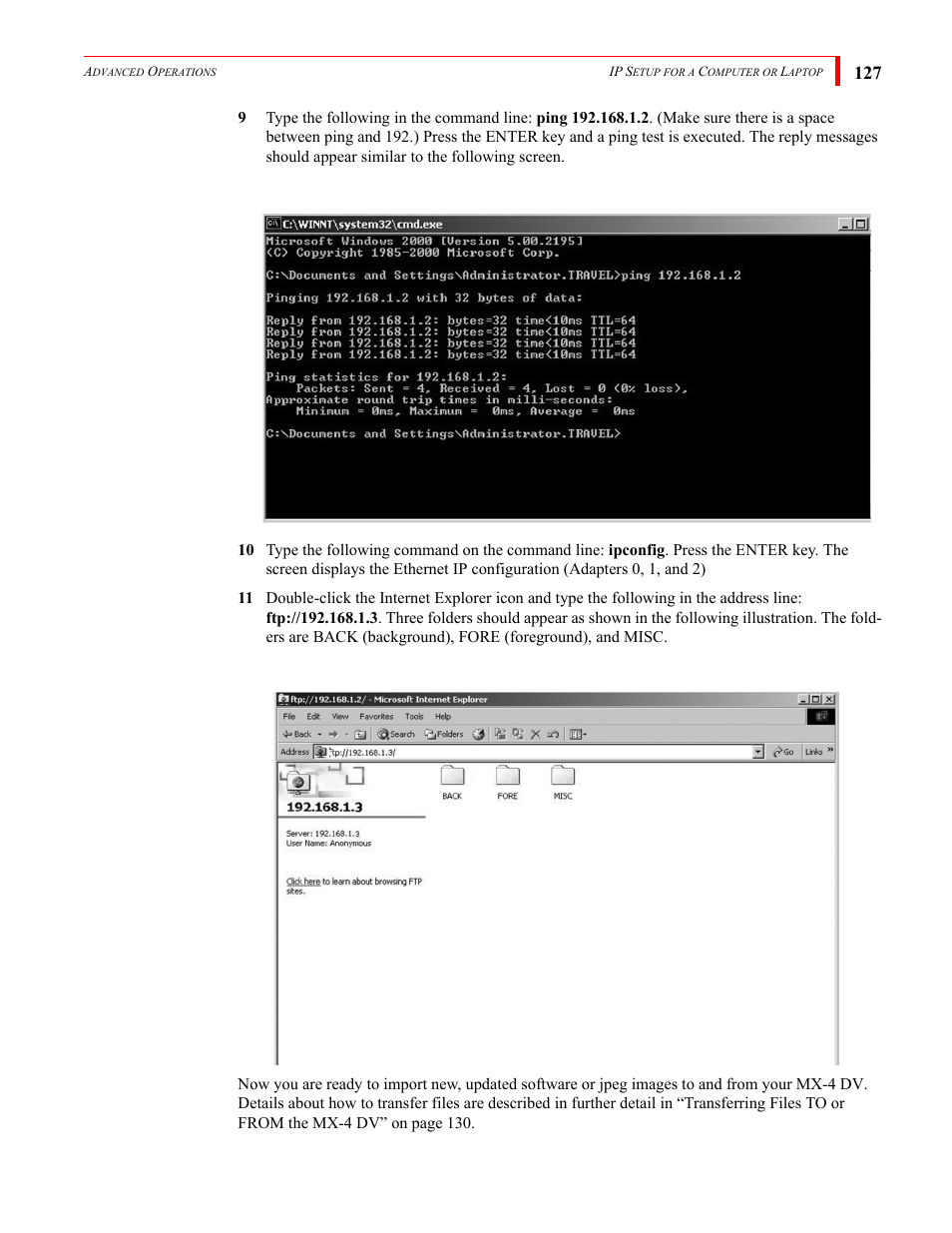 FOCUS Enhancements Bridge/Router MX-4DV User Manual | Page 131 / 170