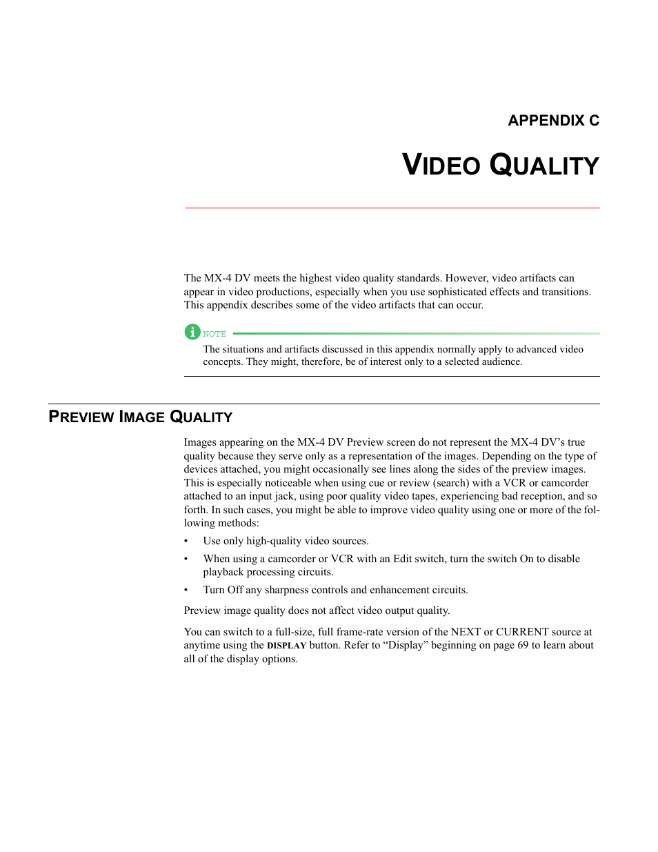 Ideo, Uality | FOCUS Enhancements Bridge/Router MX-4DV User Manual | Page 159 / 170