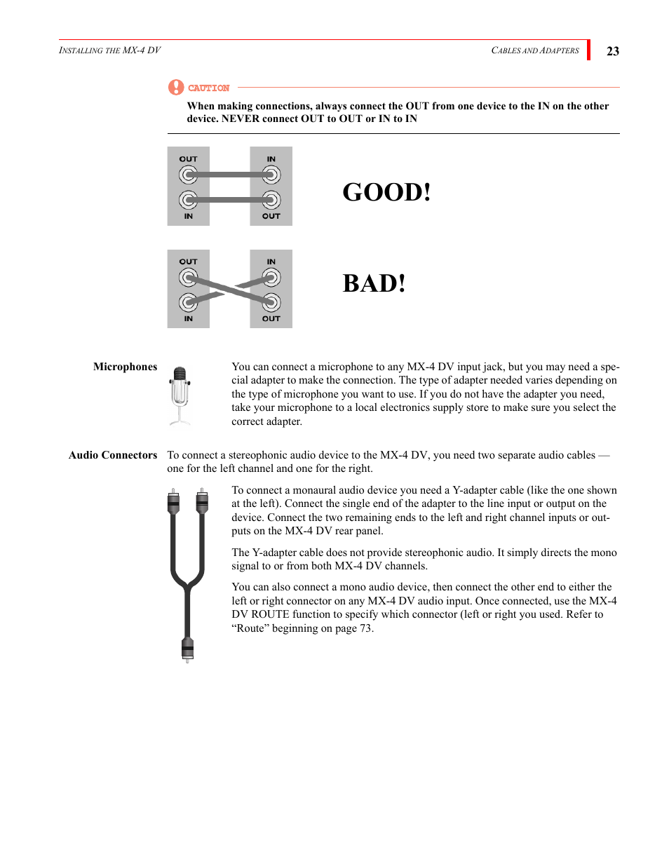 Good! bad | FOCUS Enhancements Bridge/Router MX-4DV User Manual | Page 27 / 170