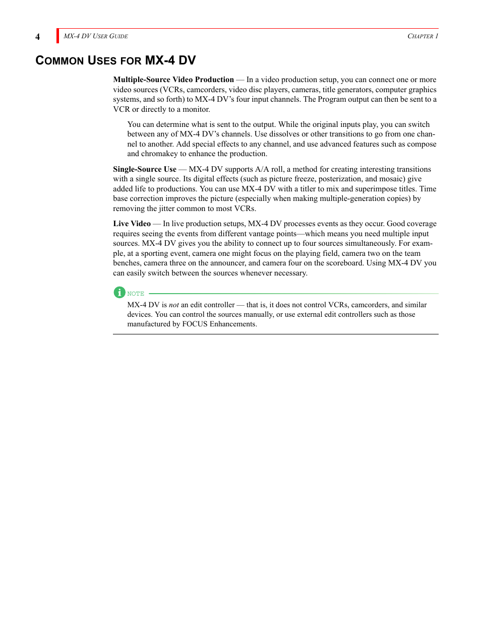 Mx-4 dv | FOCUS Enhancements Bridge/Router MX-4DV User Manual | Page 8 / 170