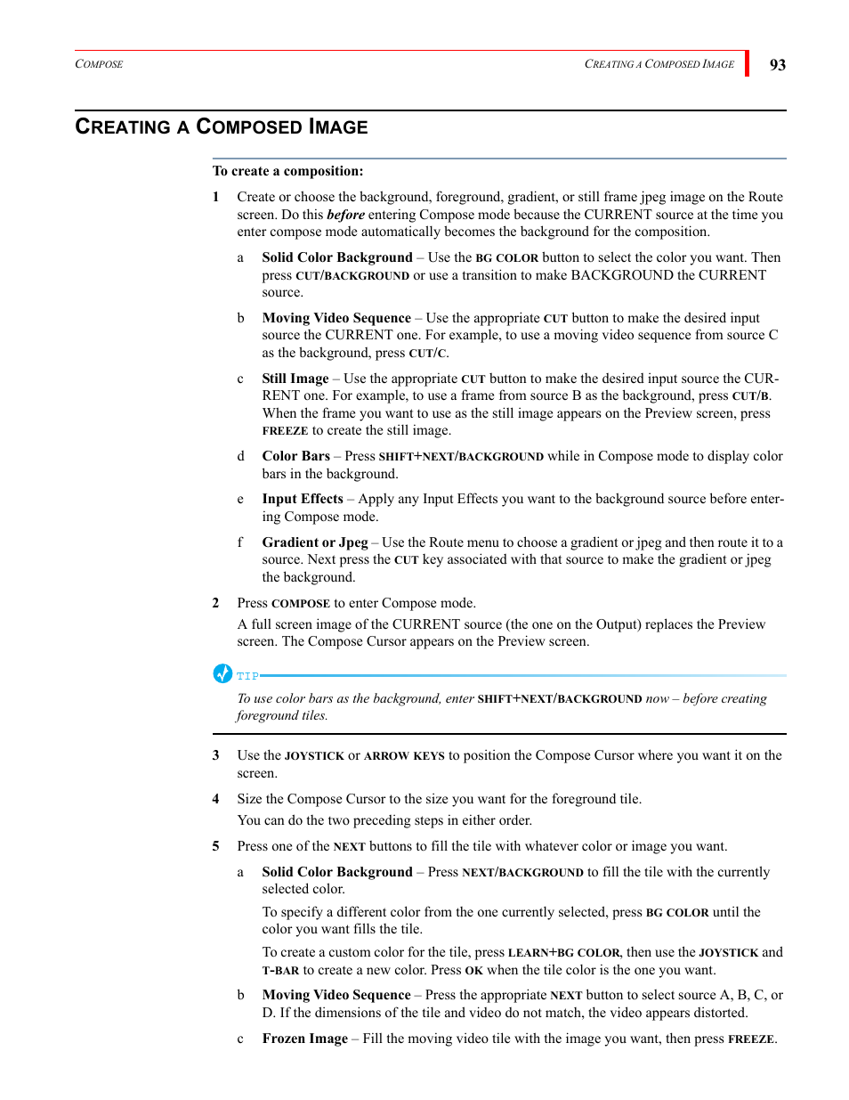 Reating, Omposed, Mage | FOCUS Enhancements Bridge/Router MX-4DV User Manual | Page 97 / 170