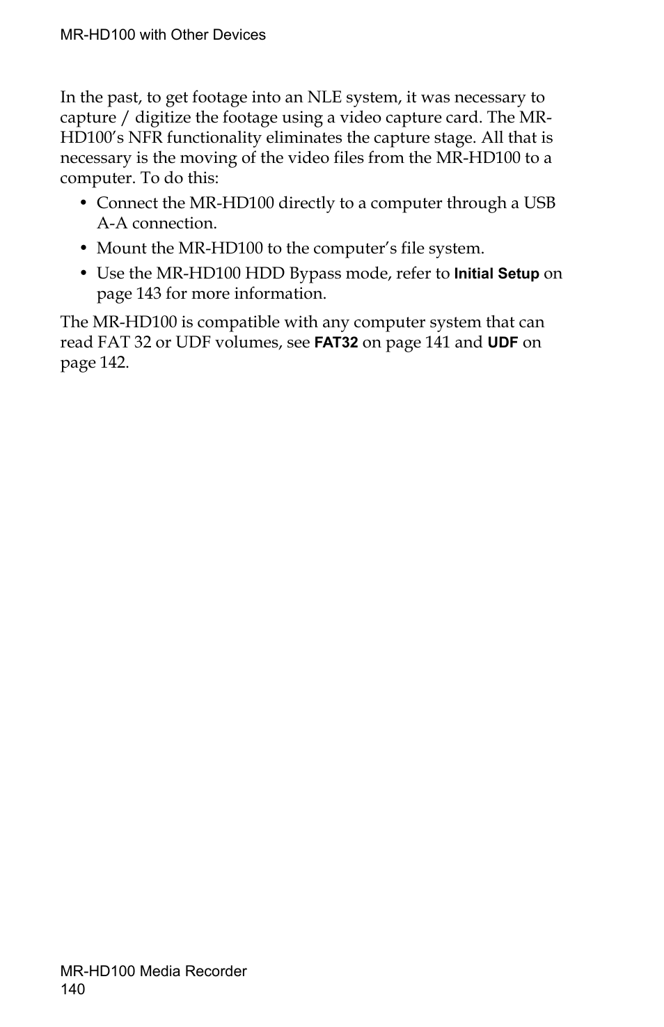 FOCUS Enhancements MR-HD100 User Manual | Page 160 / 224