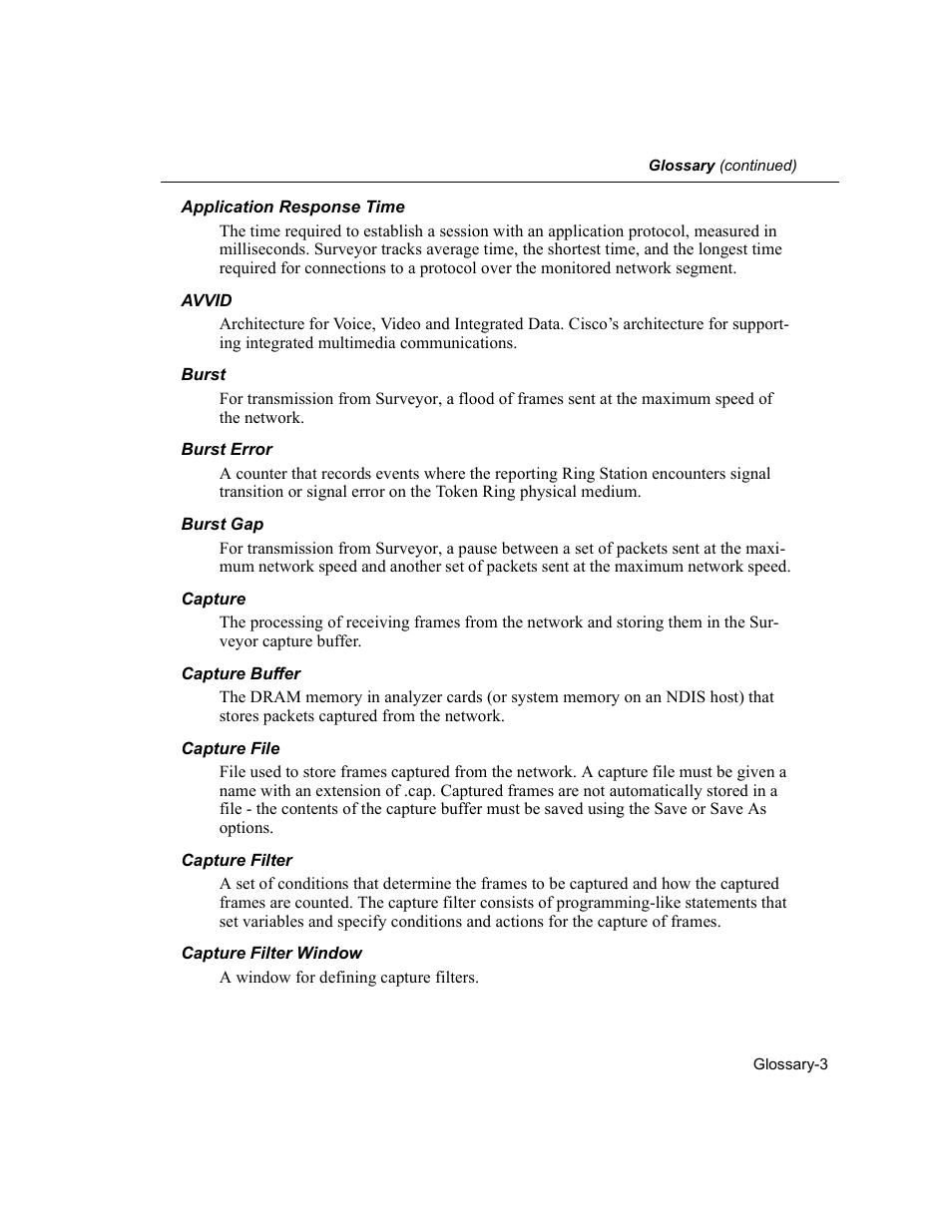 Finisar Surveyor User Manual | Page 429 / 454