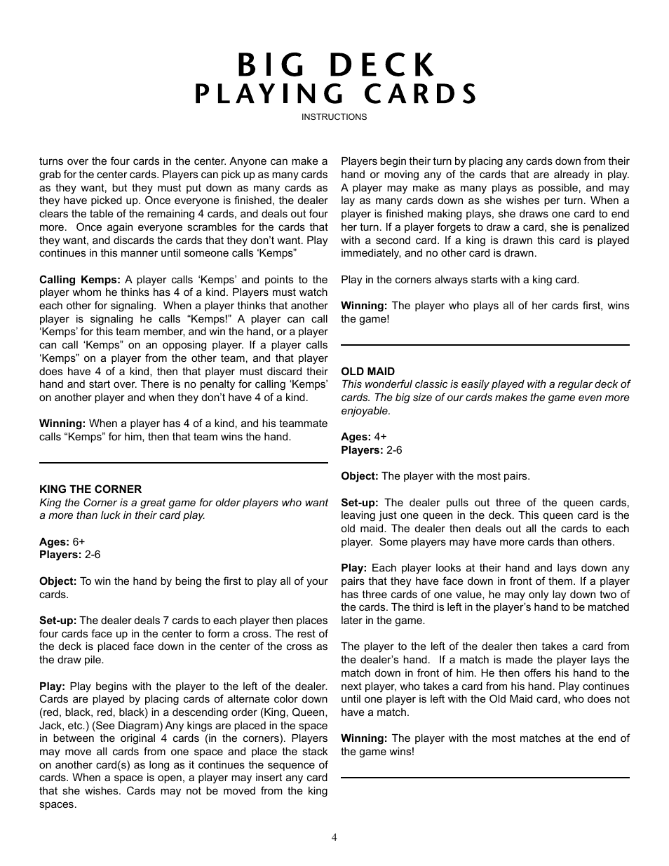 Fundex Games 3290 User Manual | Page 4 / 7