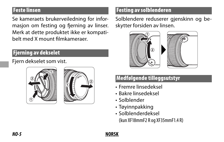 FujiFilm FUJINON LENS XF18MMF2 R User Manual | Page 54 / 112