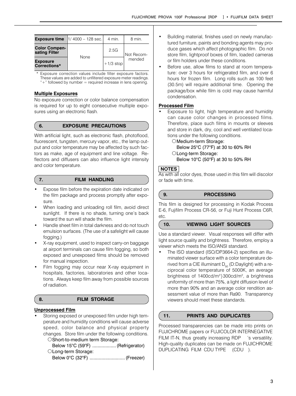 FujiFilm 100F User Manual | Page 3 / 6