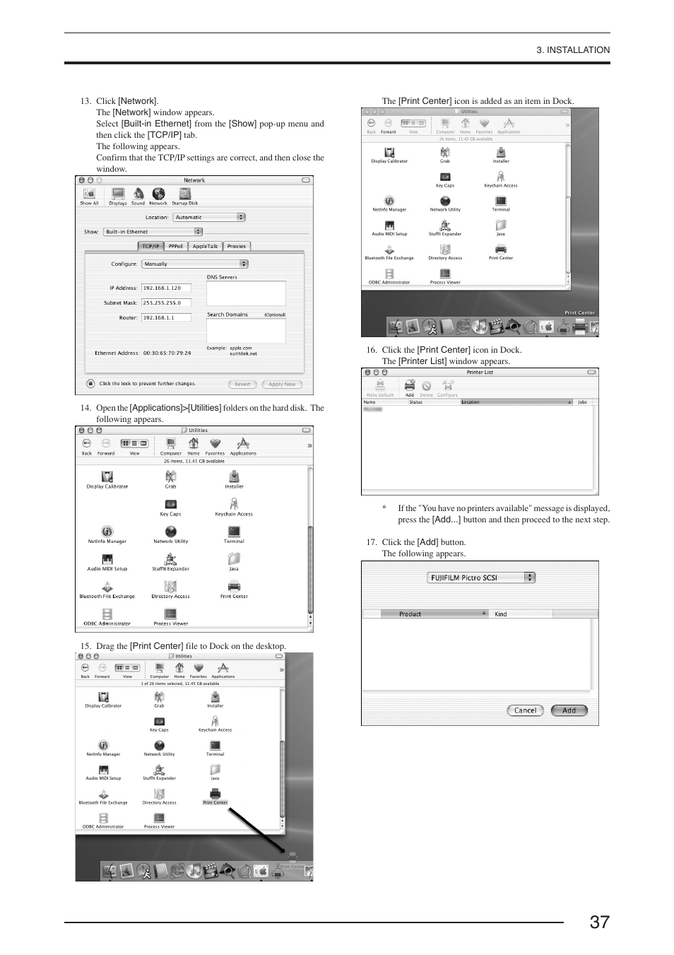 FujiFilm PICTOGRAPHY 3500 User Manual | Page 39 / 63
