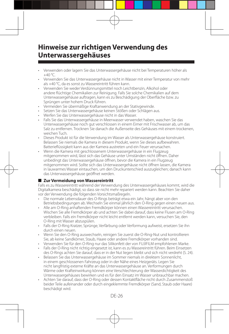 FujiFilm WP-FXF500 User Manual | Page 110 / 140
