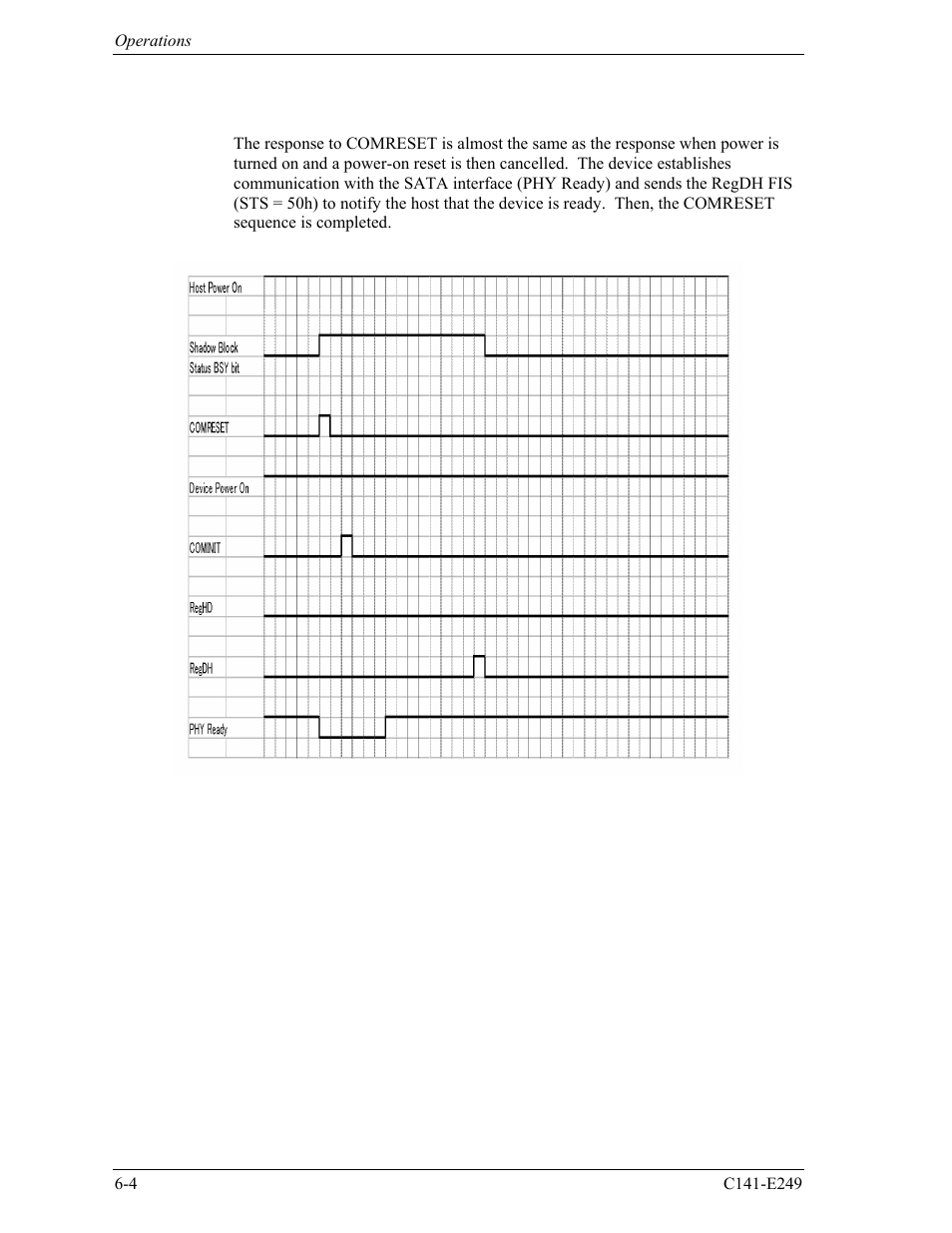 2 response to comreset | FUJITSU MHW2120BS User Manual | Page 260 / 296