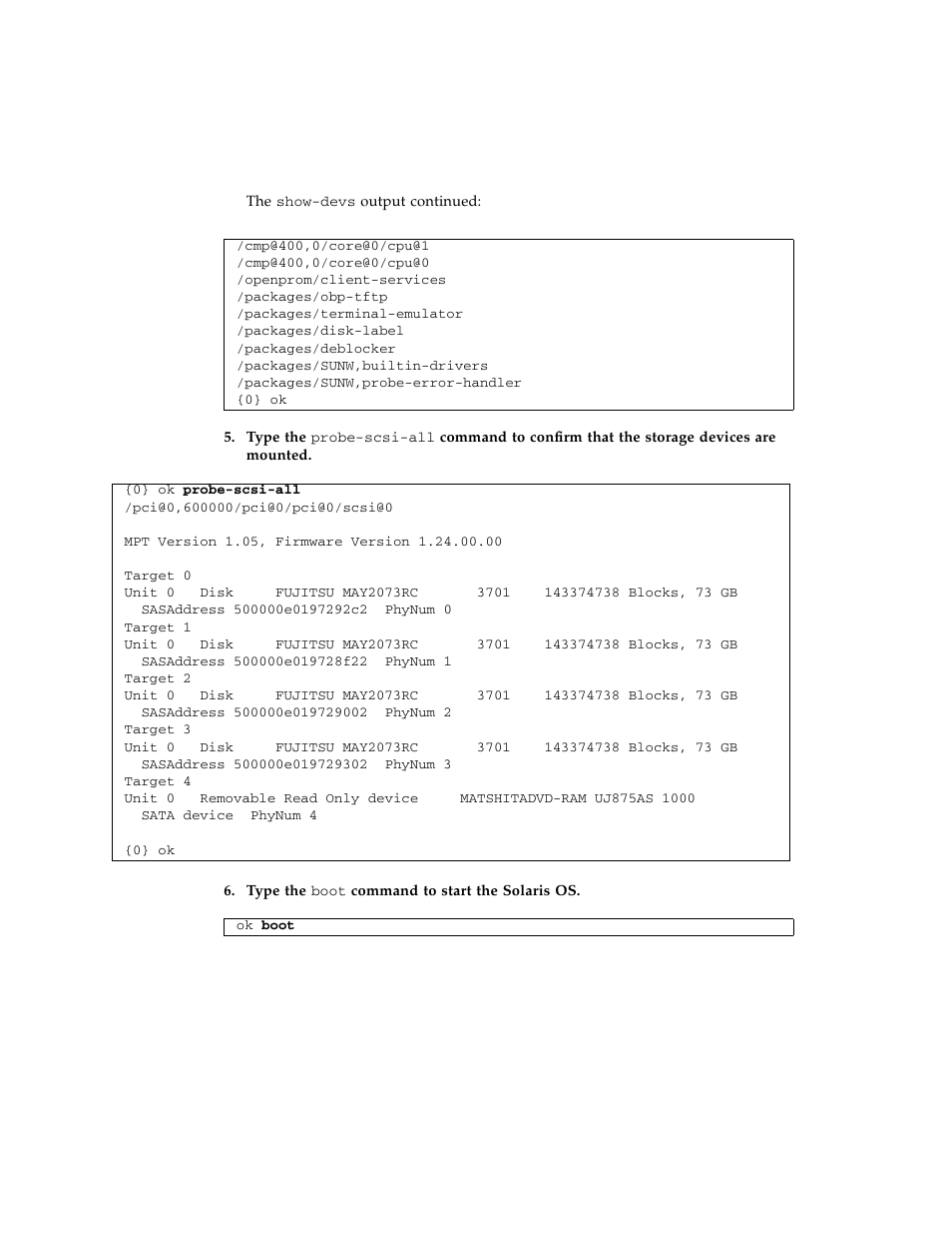 FUJITSU SPARC ENTERPRISE M3000 User Manual | Page 100 / 212