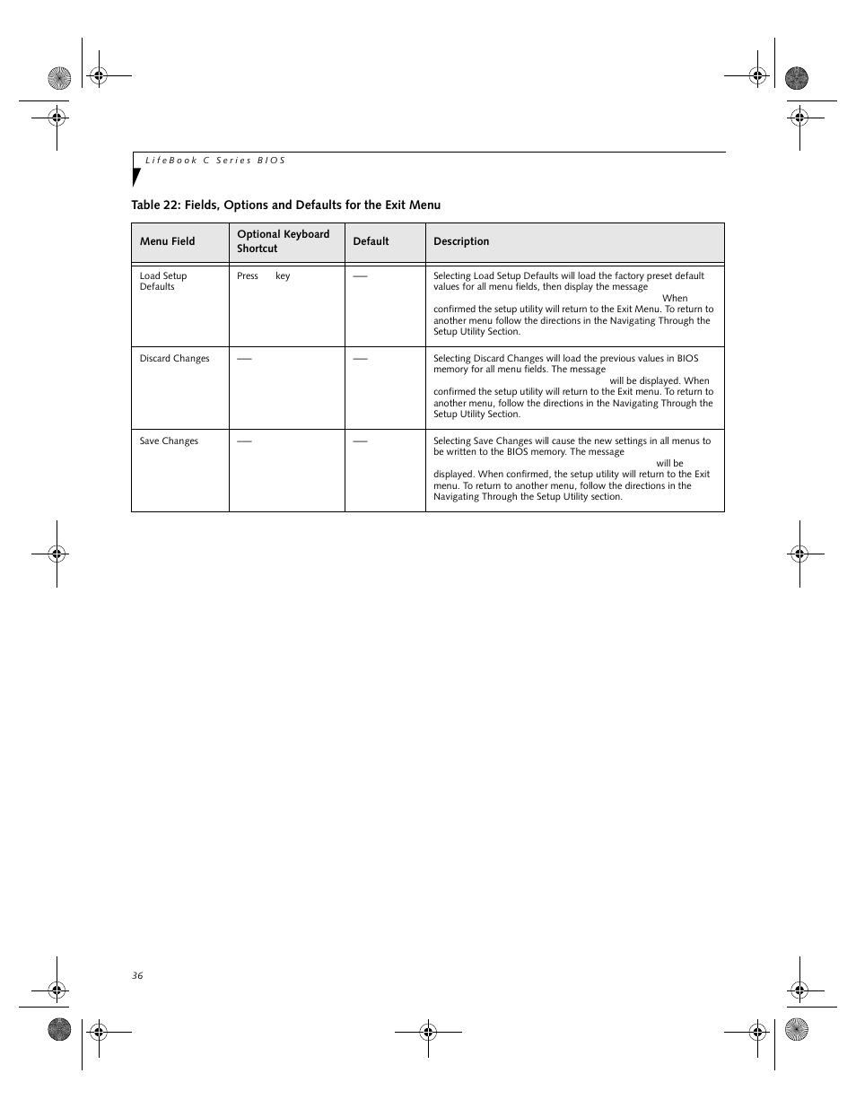 FUJITSU C-7661 User Manual | Page 36 / 36