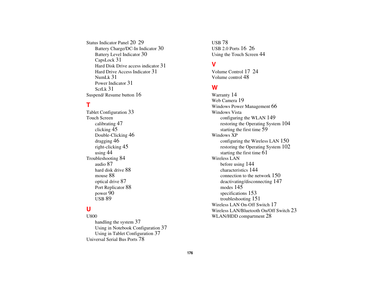 FUJITSU LIFEBOOK U810 User Manual | Page 176 / 176