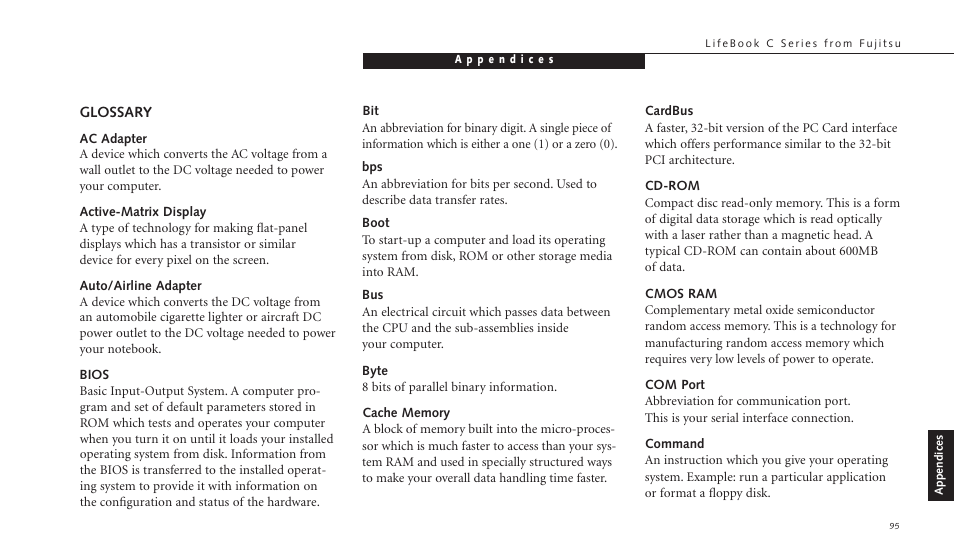 FUJITSU C-4120 User Manual | Page 109 / 120