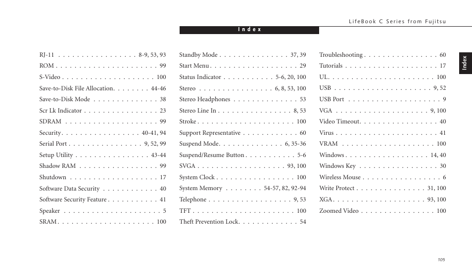 FUJITSU C-4120 User Manual | Page 119 / 120