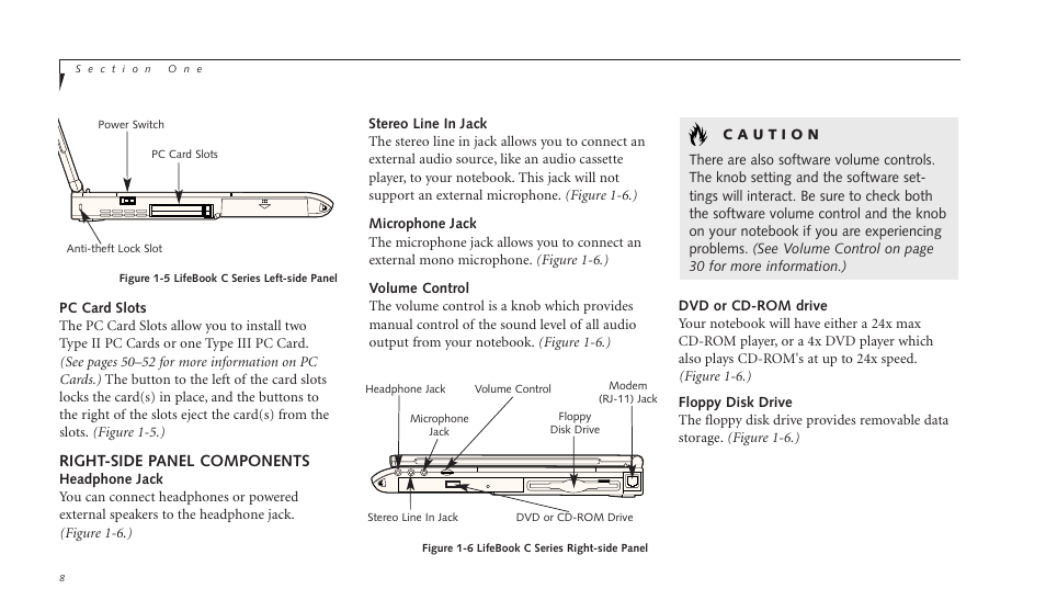 Right-side panel components | FUJITSU C-4120 User Manual | Page 22 / 120