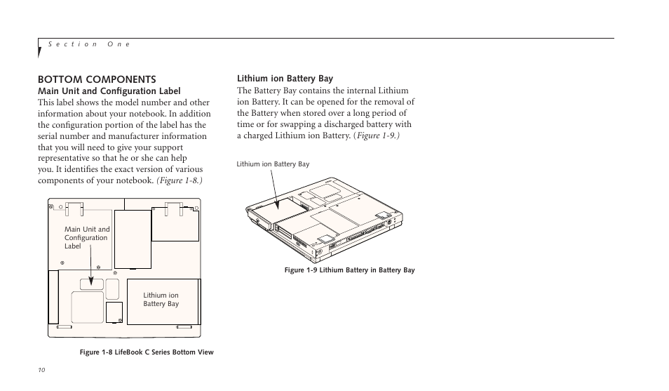 Bottom components | FUJITSU C-4120 User Manual | Page 24 / 120