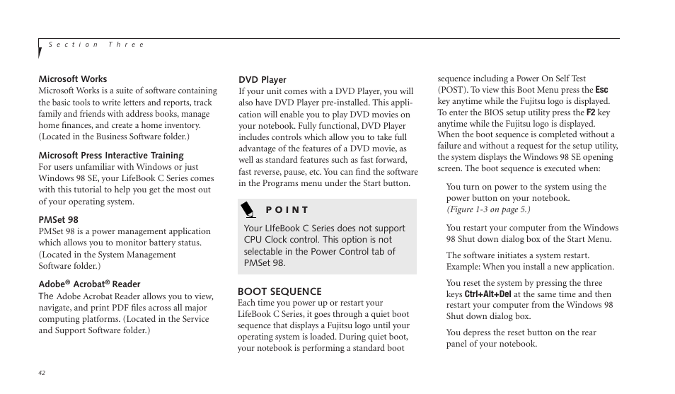 Boot sequence | FUJITSU C-4120 User Manual | Page 56 / 120