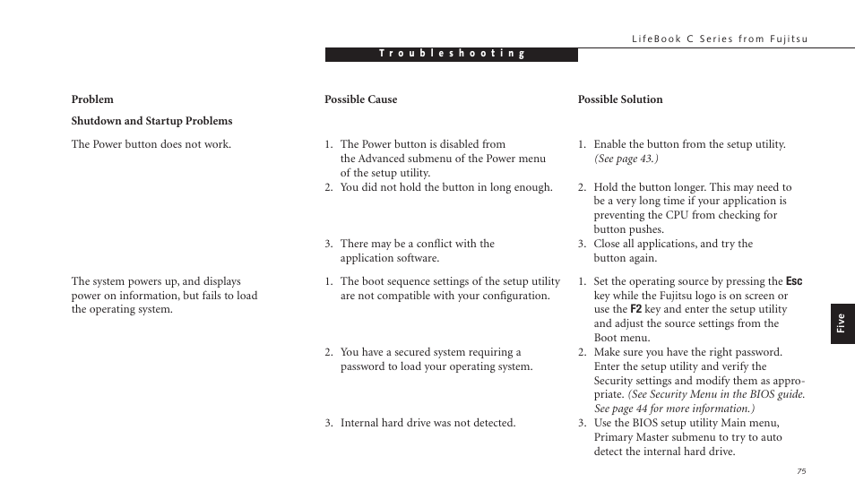 FUJITSU C-4120 User Manual | Page 89 / 120