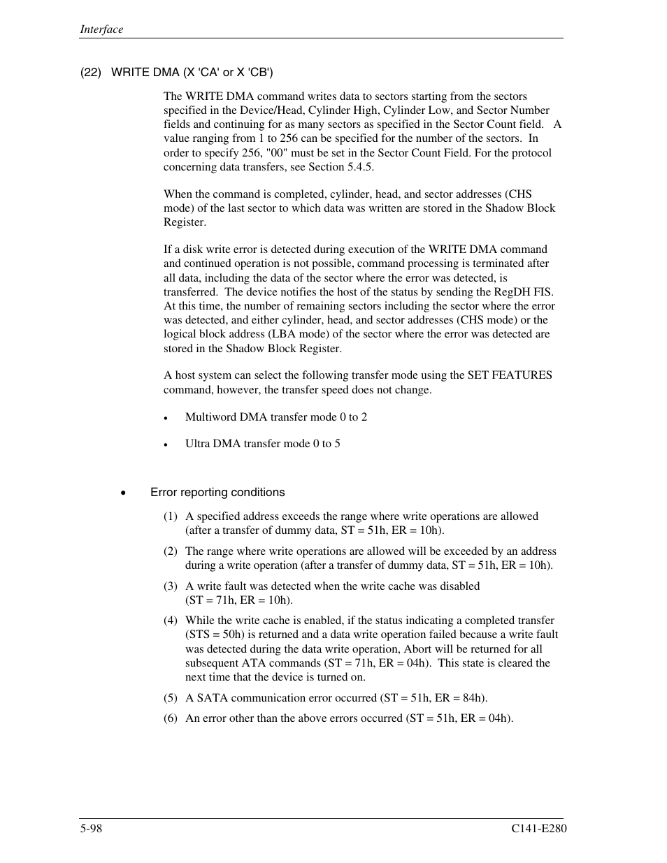 FUJITSU MHZ2250BJ User Manual | Page 172 / 320