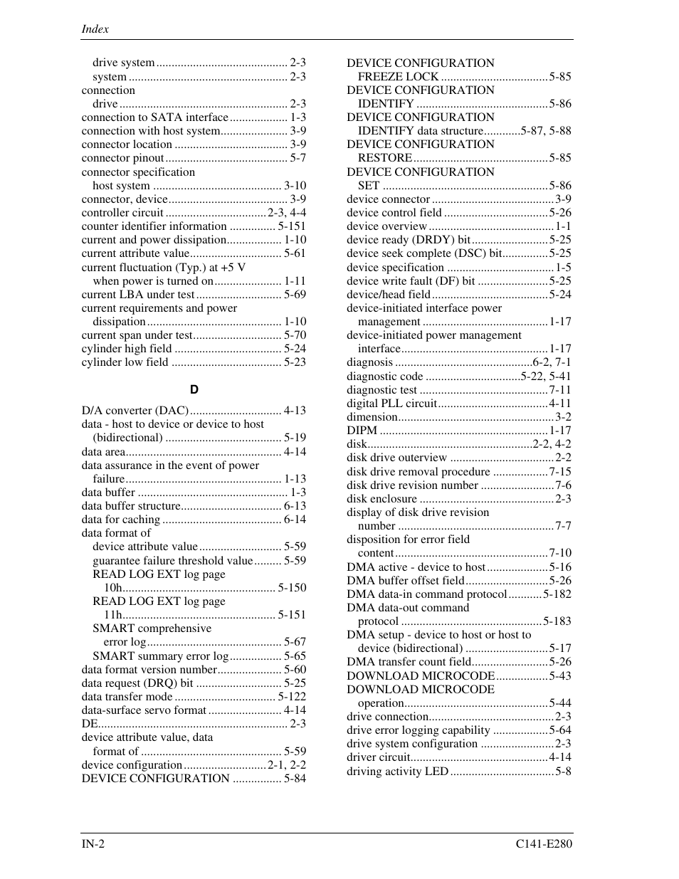 FUJITSU MHZ2250BJ User Manual | Page 308 / 320