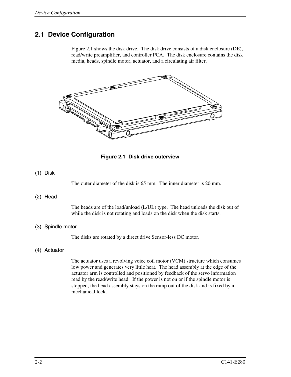 1 device configuration | FUJITSU MHZ2250BJ User Manual | Page 42 / 320
