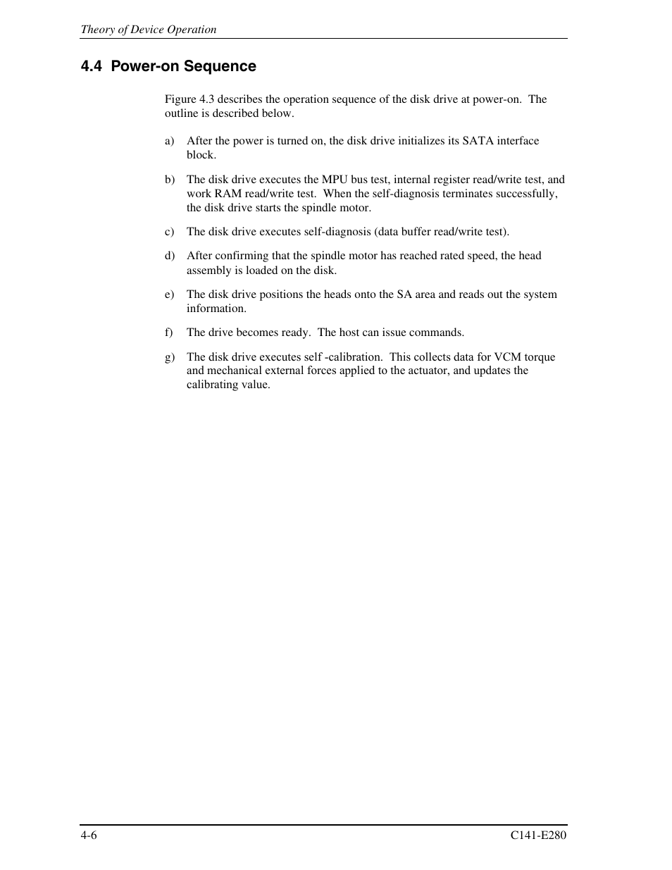 4 power-on sequence | FUJITSU MHZ2250BJ User Manual | Page 62 / 320