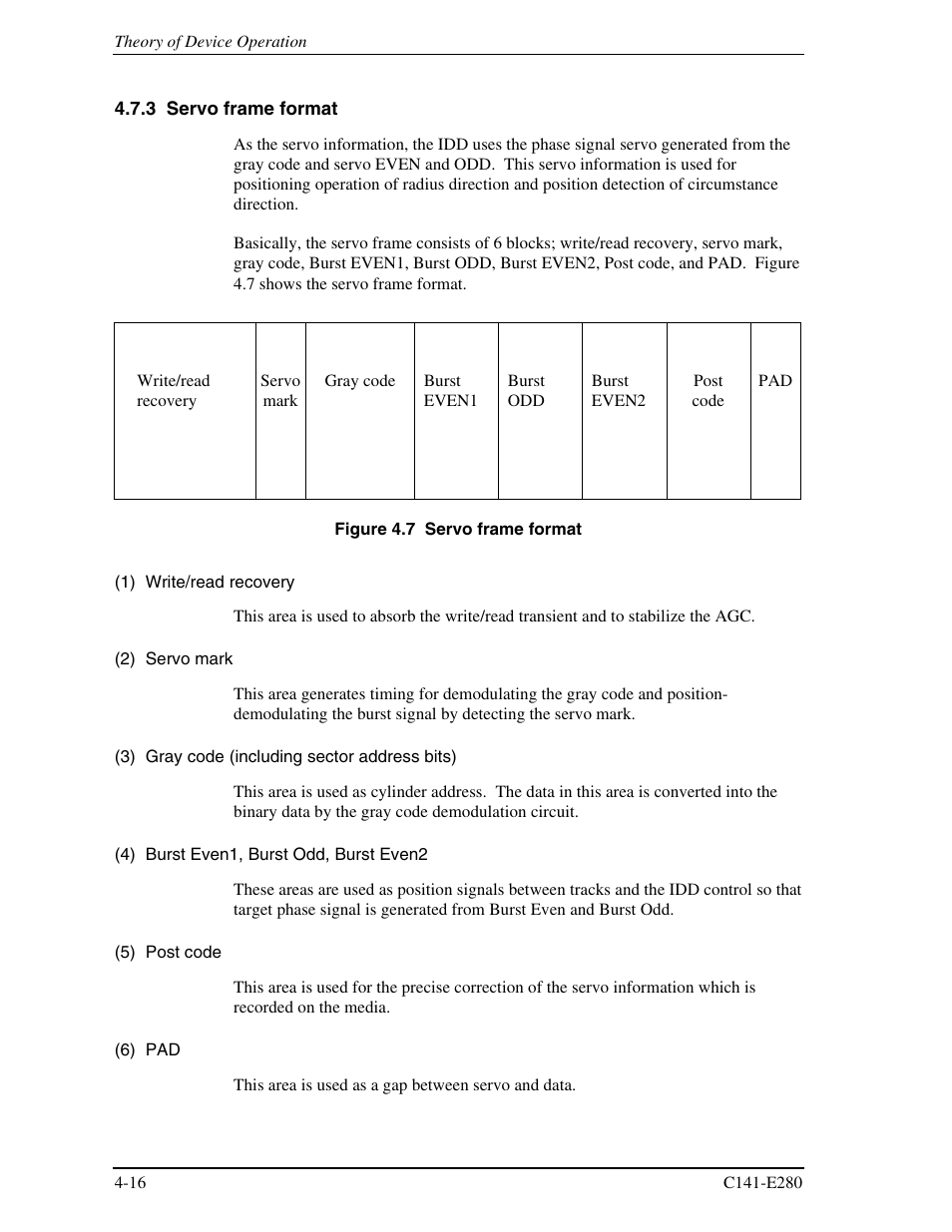 3 servo frame format | FUJITSU MHZ2250BJ User Manual | Page 72 / 320
