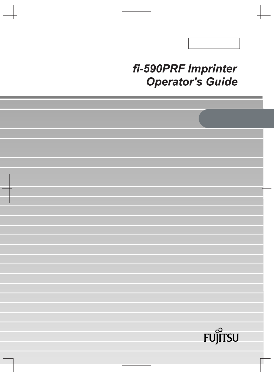 FUJITSU FI-590PRF User Manual | 17 pages