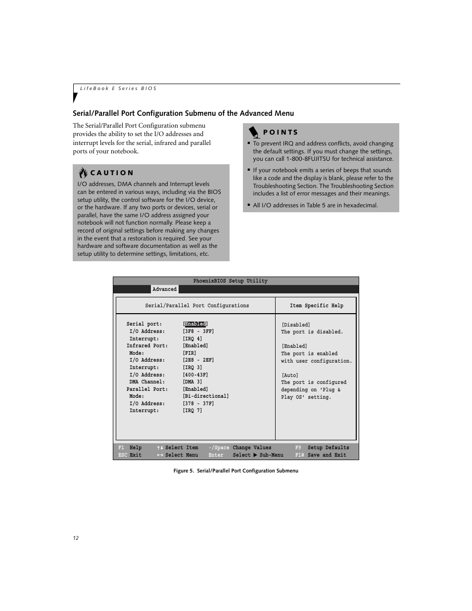 FUJITSU Lifebook E-6634 User Manual | Page 12 / 32