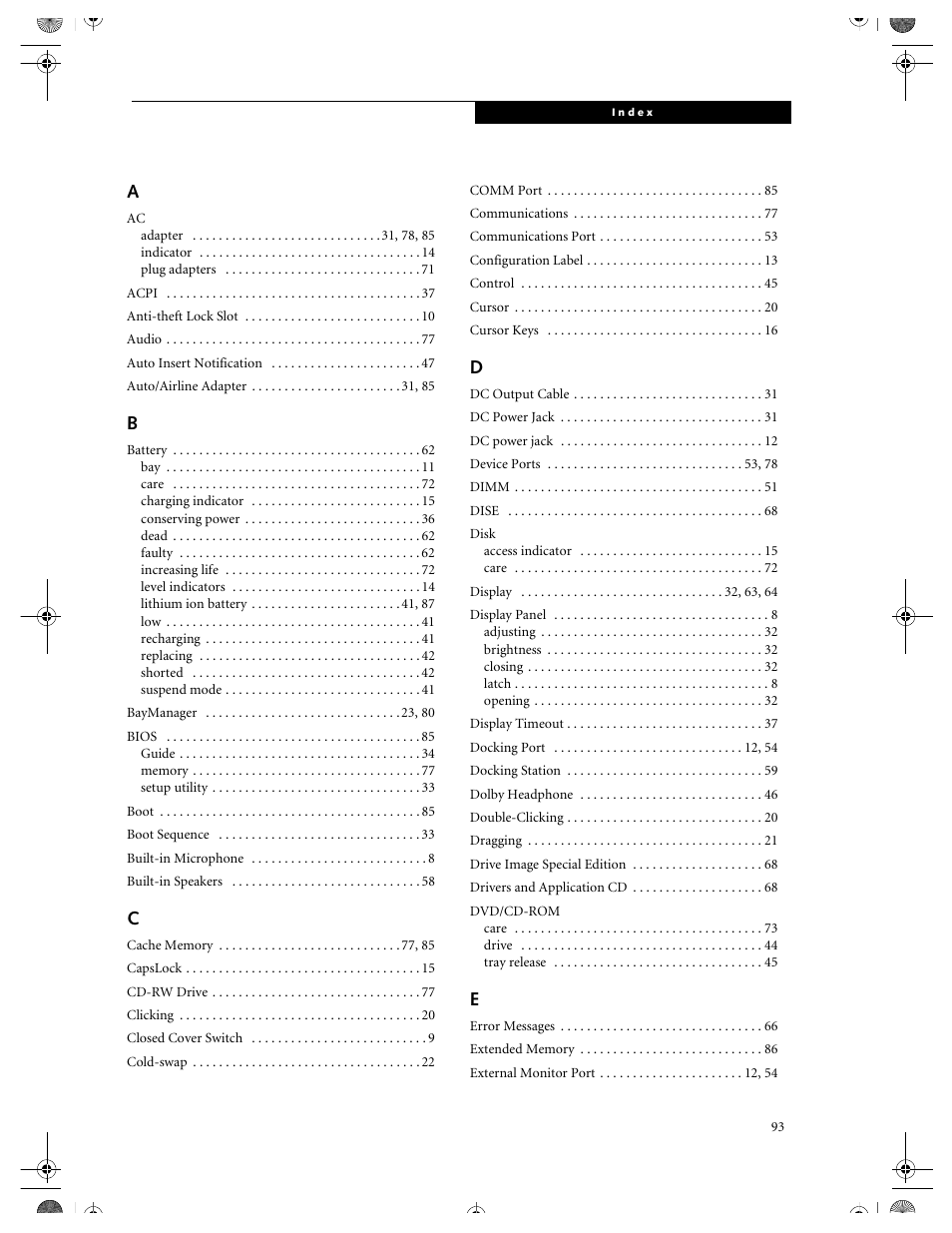 FUJITSU E-6664 User Manual | Page 101 / 104