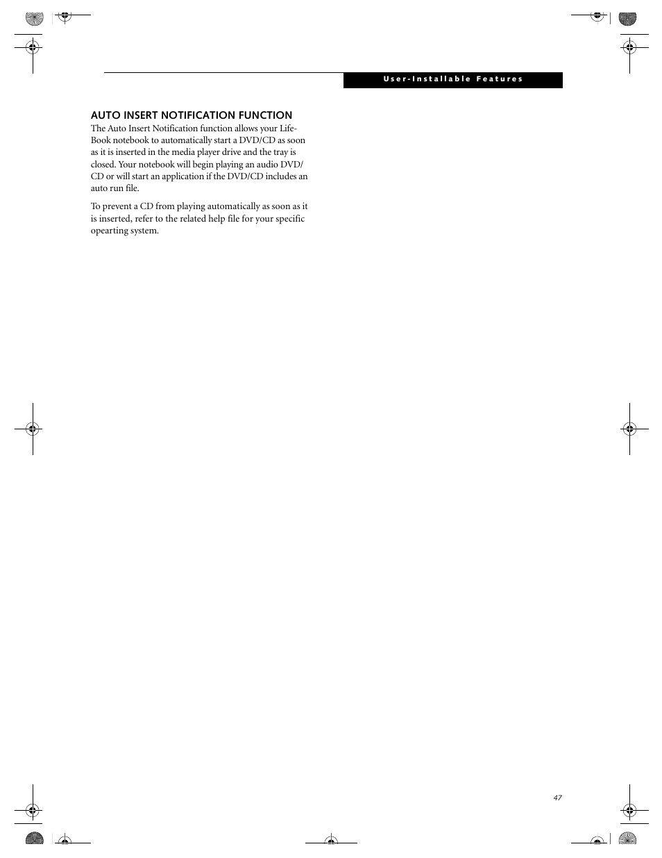 Auto insert notification function | FUJITSU E-6664 User Manual | Page 55 / 104